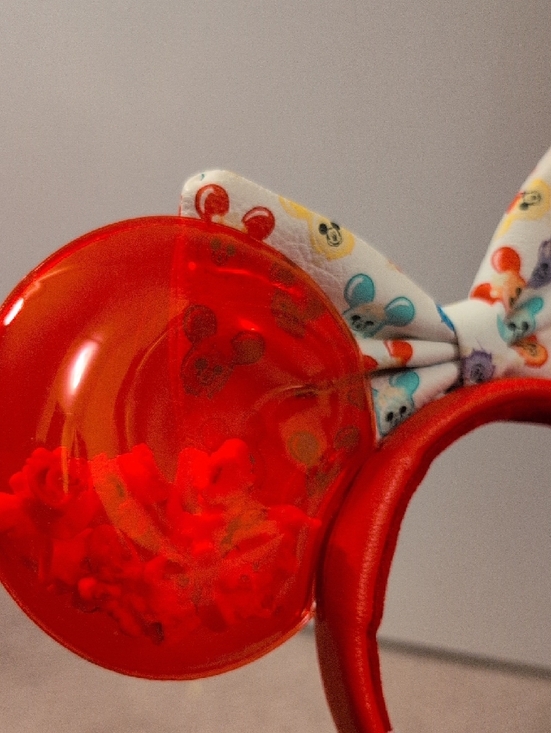 Loungefly Disney Parks Popcorn Balloons Minnie Ears Headband EUC main image 8